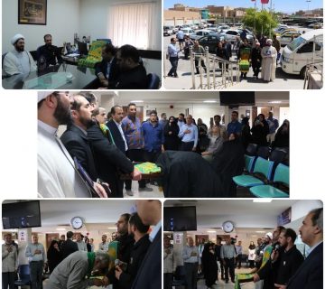 حضور خادمین امام را ع در مرکز دیابت