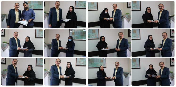 تجلیل از پرسنل پذیرش