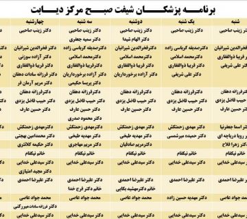 برنامه پزشکان