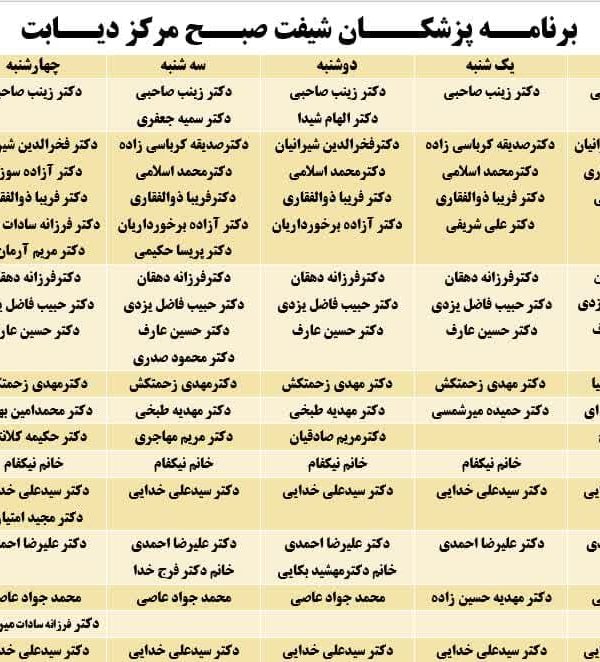 برنامه پزشکان